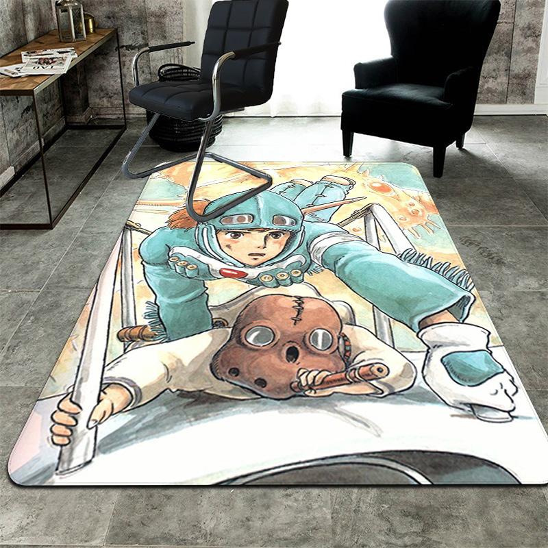 Nausicaä of the Valley of the Wind Rug Floor Mat for Living Room or Bedroom Soft and Comfortable Carpet a Gift for Birthday and Holiday.SFF0917263