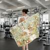Cartoon P-Peter Rabbit Towel Quick Dry Absorbent Beach Towel for Sports, Fitness, Swimming and Outdoor Activities