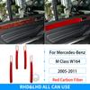 RRX настоящее углеродное волокно для Mercedes-Benz W164 2005-2011 M Class, дверная панель автомобиля, дверная ручка, рамка, накладка, наклейки