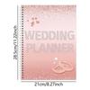 Checklist Detailed Wedding Planning Book Thick Paper Sparkling Bridal Organizer  Habit Tracker