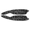 For Mercedes-Benz Smart 451 2007-2014 Real Dry Carbon Fiber Front Headlight Eyelid Eyebrow Cover Trim Car Accessories Decoration