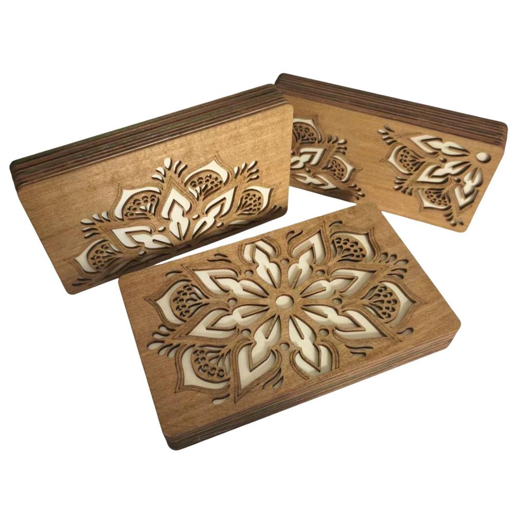 Органайзер для хранения бусин Yousheng, деревянный ящик для хранения с крышкой, многоярусный лоток для сортировки бусин, органайзер для принадлежностей для работы с бусинами для любителей рукоделия из бисера