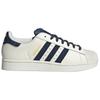 Adidas Originals Superstar 2 Classic Comfortable Durable Low-Top Skate Shoes Unisex Sneakers White Blue JR6989