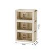 Desktop Multi-function Dustproof Storage Cabinet with Drawers for Office Stationery