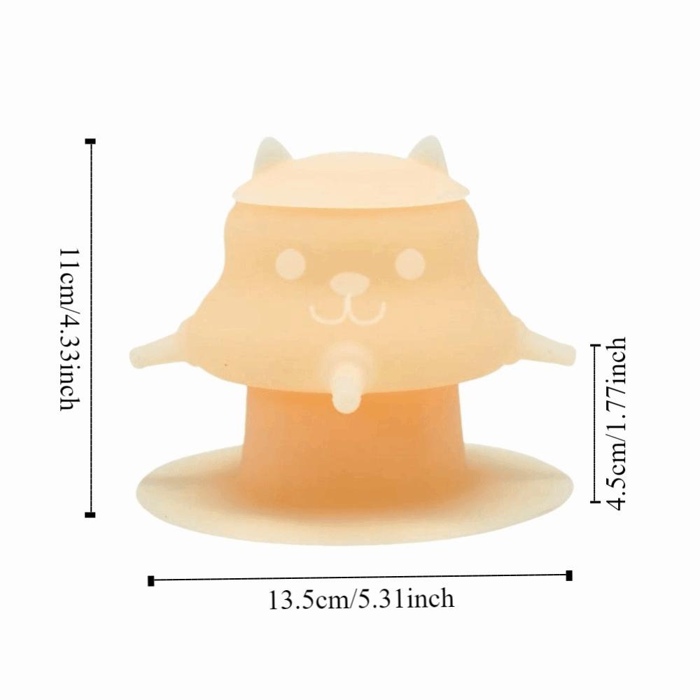 Cat Food Dispenser Kitten Nipple Feeder Nipple Suction Cup Base Pet Food Storage Puppy Milk Feeder 230ml Pet Bowl Bionic Nipple