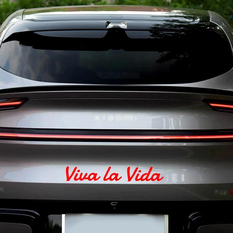 Viva La Vida Крутые Наклейки Для Бампера и Двери Автомобиля Шлема Мотоцикла Стрит Рейсинга Водонепроницаемые Наклейки