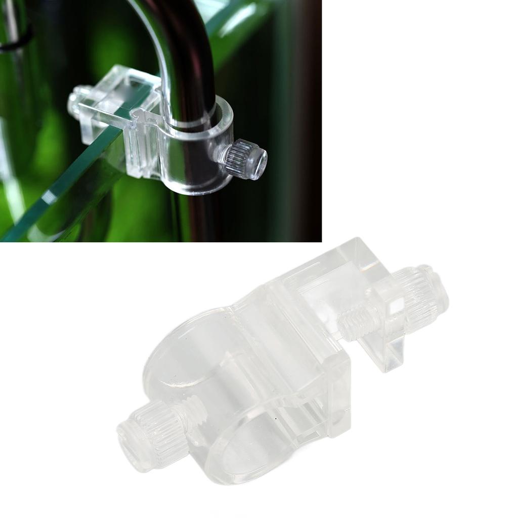 Aquarium Hose Clamp Transparent Split Type Plastic Water Pipe Fixing Clip for Fish