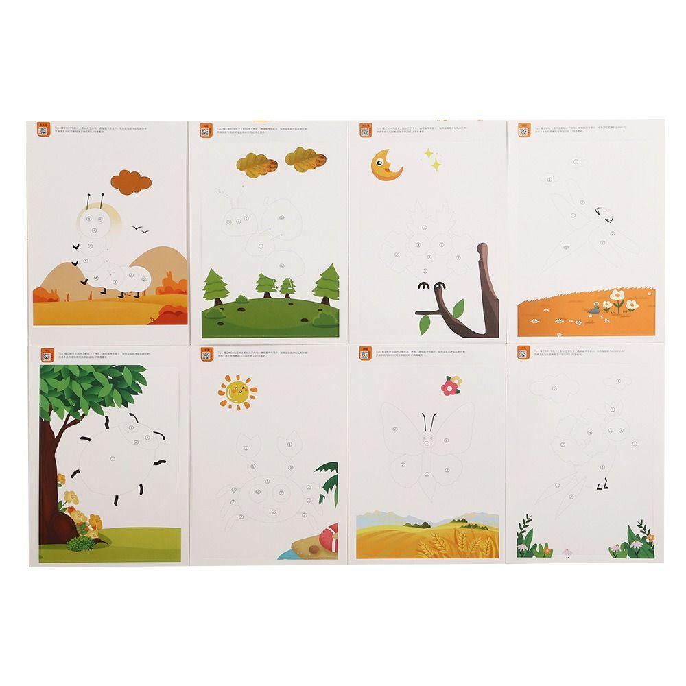 Развивающие игрушки DIY набор для изготовления пасты, набор для создания наклеек из мультфильмов, детская книга