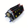 Moc V16 Прозрачный Строительный Блок Двигатель Шестиступенчатая Коробка Передач Механическая Группа Детская Модель Образовательные Игрушки Подарки Строительный Блок