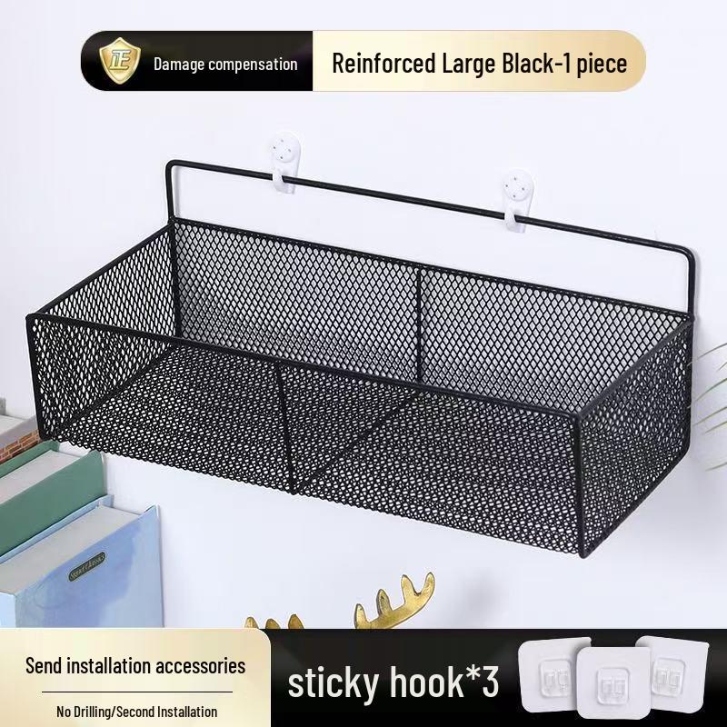 Настенный стеллаж для хранения без сверления для ванной комнаты, кухни и прикроватной зоны
