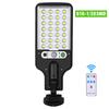 108 COB Sensor Street Lamp 3 Light Modes Outdoor Waterproof Security Solar Lamps for Garden Patio Path Remote Control Light