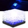 Waterproof Solar Powered LED Light Buried Ice Brick Lamp for Outdoor Yard Garden Blue Light