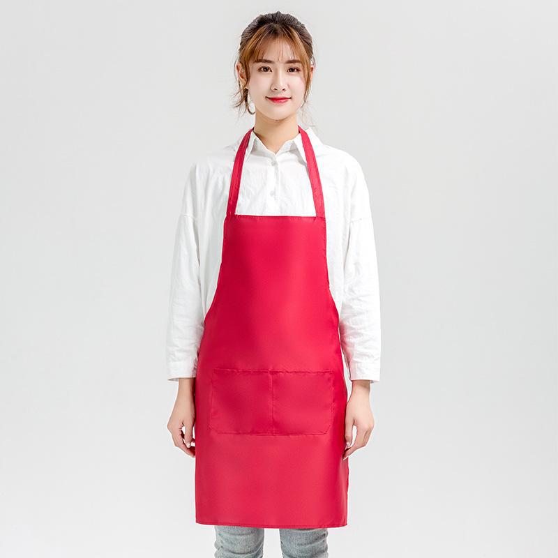 Индивидуальные фартуки цвета персиковой кожи: Современные однотонные цвета с персонализированными логотипами — идеально подходят для подарков и рекламы.