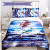Erling Haaland Pattern Printed 3PCS Bedding Set Soft Skin-Friendly Washable Duvet Cover & Pillowcases Set All Season Bedroom
