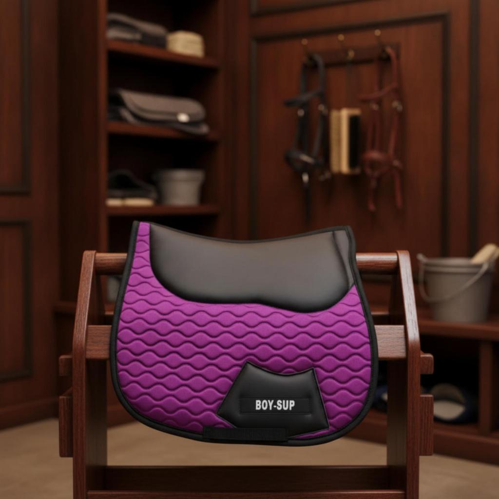 Sweat-Management Endurance Saddle Pad Shock-Absorbing with Quilted