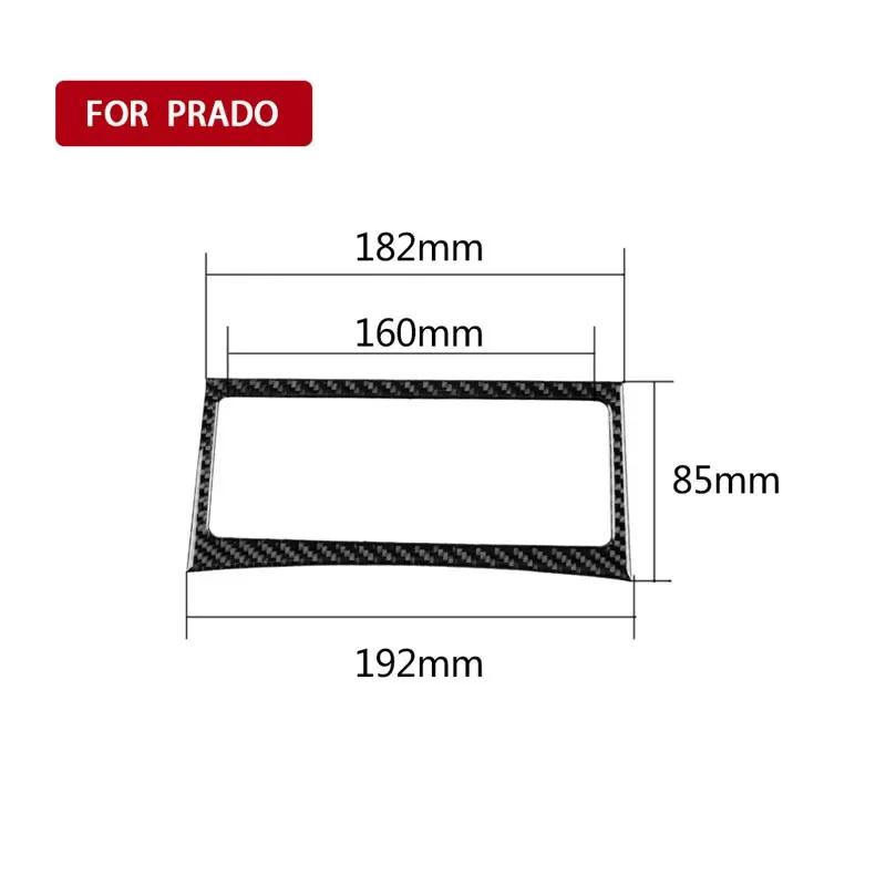 Подходит для Toyota Land Cruiser 150 Prado 2010-2017 Автомобильные аксессуары из углеродного волокна многофункциональная рамка кнопки декоративная наклейка на автомобиль