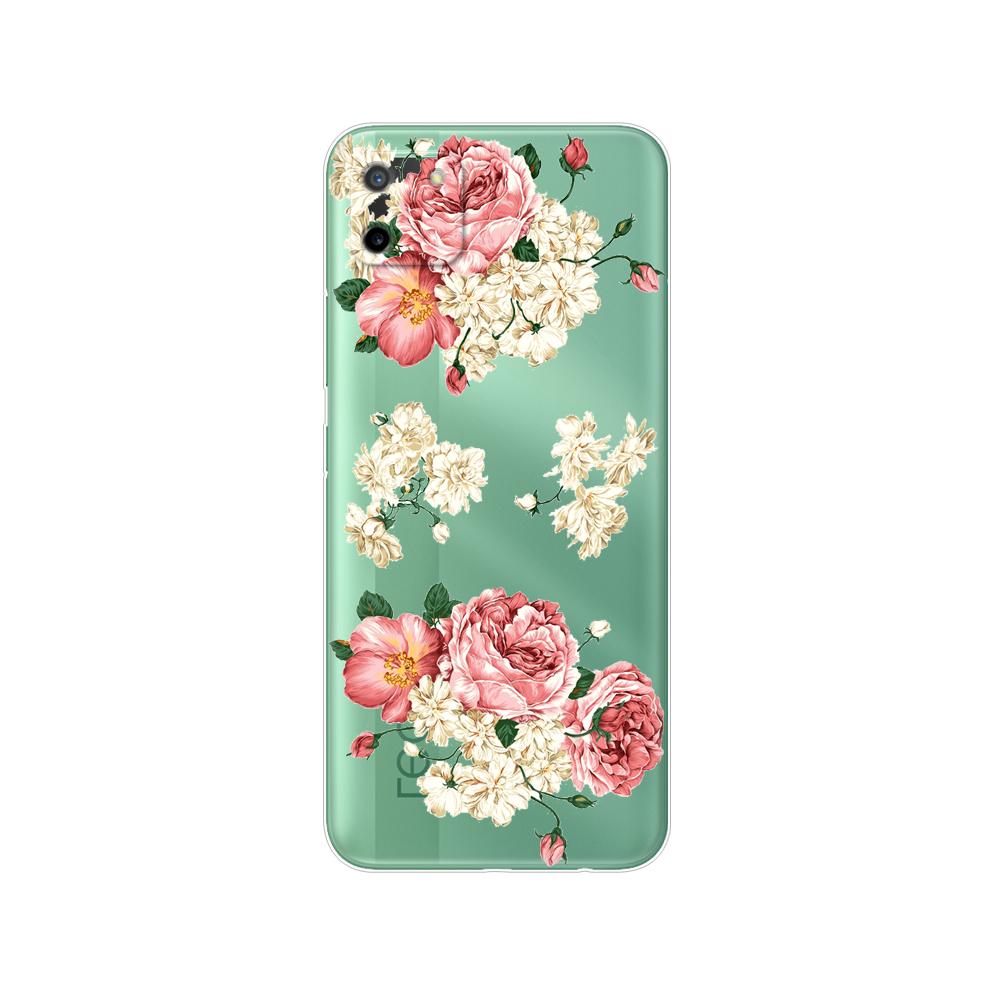 Для Realme C11 2021 2020 силиконовый чехол из ТПУ на заднюю панель телефона, чехол для OPPO RealmeC11 C 11, мягкий чехол RMX3231 RMX2185, бампер 6,5 дюйма