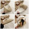 New Weave Straw Bag Leisure Beach Handbag Trendy Straw Shoulder Bag for Girls