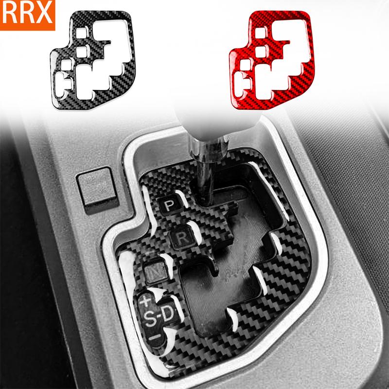For Toyota Tundra Sequoia 2007-2013 Real Carbon Fiber Sticker Center Gear Shift Panel Cover Car Accessories Interior Decorative