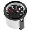 2in Universal Clock Gauge Instrument 0‑12 Hourmeter Red Backlight 12V 24V for Car Boat Yacht MotorcycleBlack Dial Black