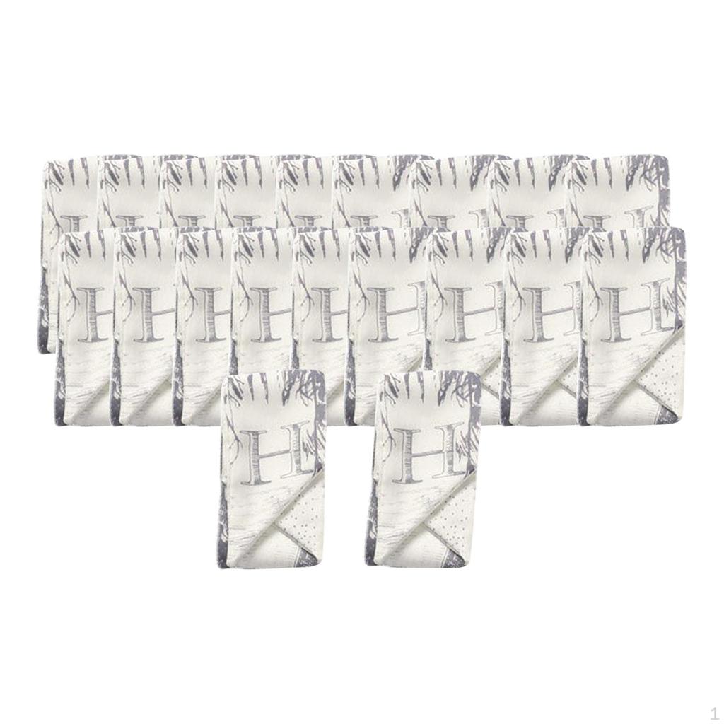 20Pcs Female Head Scarf Women Hair Neck Scarves Bag Decorative Fashion Gifts Letter Print for