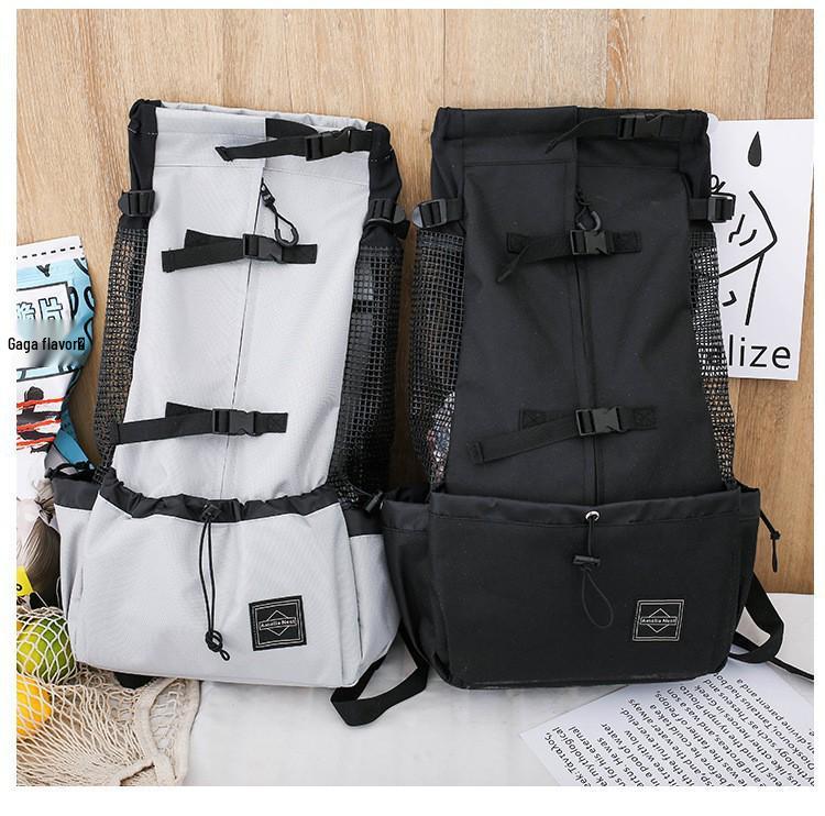 Двухплечевой туристический рюкзак для питомцев с вентиляцией для собак – Моющийся, идеально подходит для велопрогулок и покупок на свежем воздухе