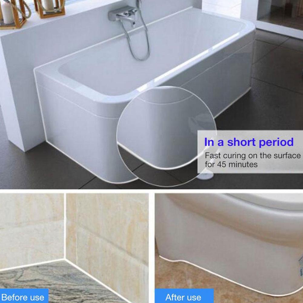 120 мл универсальный силиконовый герметик, водонепроницаемый герметик для ванной, клей для кухни, клей для стекла S M2H9