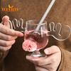 235ML Creative Reindeer Wine Glass Cup,Deer Shaped Adorable Design,Dining Table Decoration,Reusable Drinking Cup
