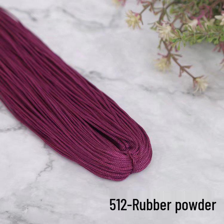 1mm Fine Ice Silk Crochet & Knitting Thread – Ideal for DIY Bags, Sandals, or Summer Hats