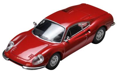Tomica Limited Vintage TLV Dino 246GT Красный 1/64 (Готовая модель)