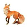 Exquisite Craftsmanship Cartoon Fox Brooch Zinc Alloy Enamel Metal Brooch  For Coats Sweaters