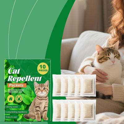 Средства для дрессировки кошек 10 штук Помощь в коррекции поведения Отгоняющее средство для кошек Для котят Домашние комнатные растения Садовый газон Двор