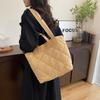 Spacious Stylish And Nylon Tote Bag For Women With Quilted Design Perfect For Everyday Use