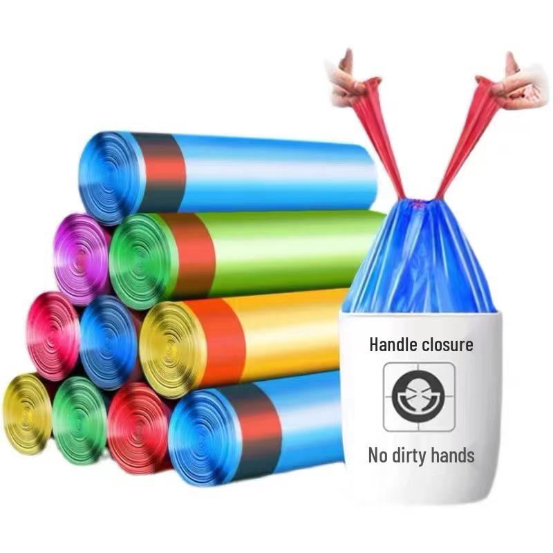 Extra Thick Drawstring Kitchen Garbage Bags - Household and Handheld Style
