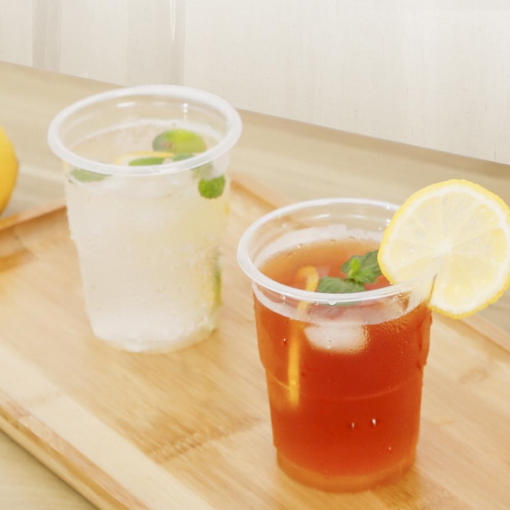 50/100 шт одноразовые прозрачные пластиковые стаканчики для пикника на открытом воздухе свадьбы для вечеринок питья кемпинга Bir D7B2