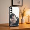 Мистер. Чехол для телефона с рисунком Лиса в маске и студентка для Samsung A73, A21s, A22, A31, A32, A52, A53, A71, A80, Мягкий черный корпус