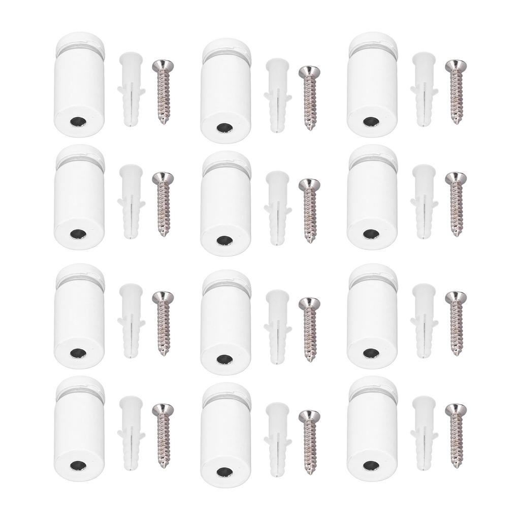 12 Комплектов Винтов-Стоек из Нержавеющей Стали 16x30мм Рекламные Акриловые Стеклянные Гвозди-Стойки для