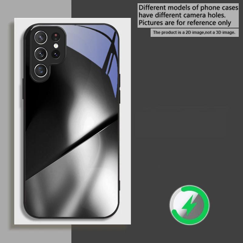 Загадочный цвет и свет Для Samsung Galaxy S26 Ultra S20 FE S21 S22+ S23 Plus S24 Ultra 25 Edge Для Magsafe Стеклянный чехол для телефона