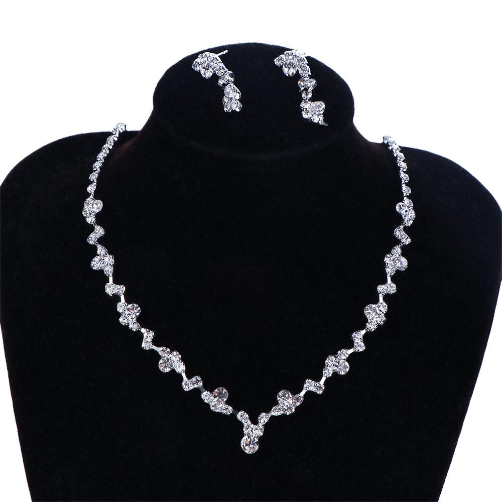 Necklace Earrings Set Necklace Earring Jewelry Set Bridal Set Wedding Accessories Bridal Jewelry