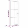 VidaXL Porte intérieure 83x201,5 cm Blanc Verre ESG et aluminium 350573
