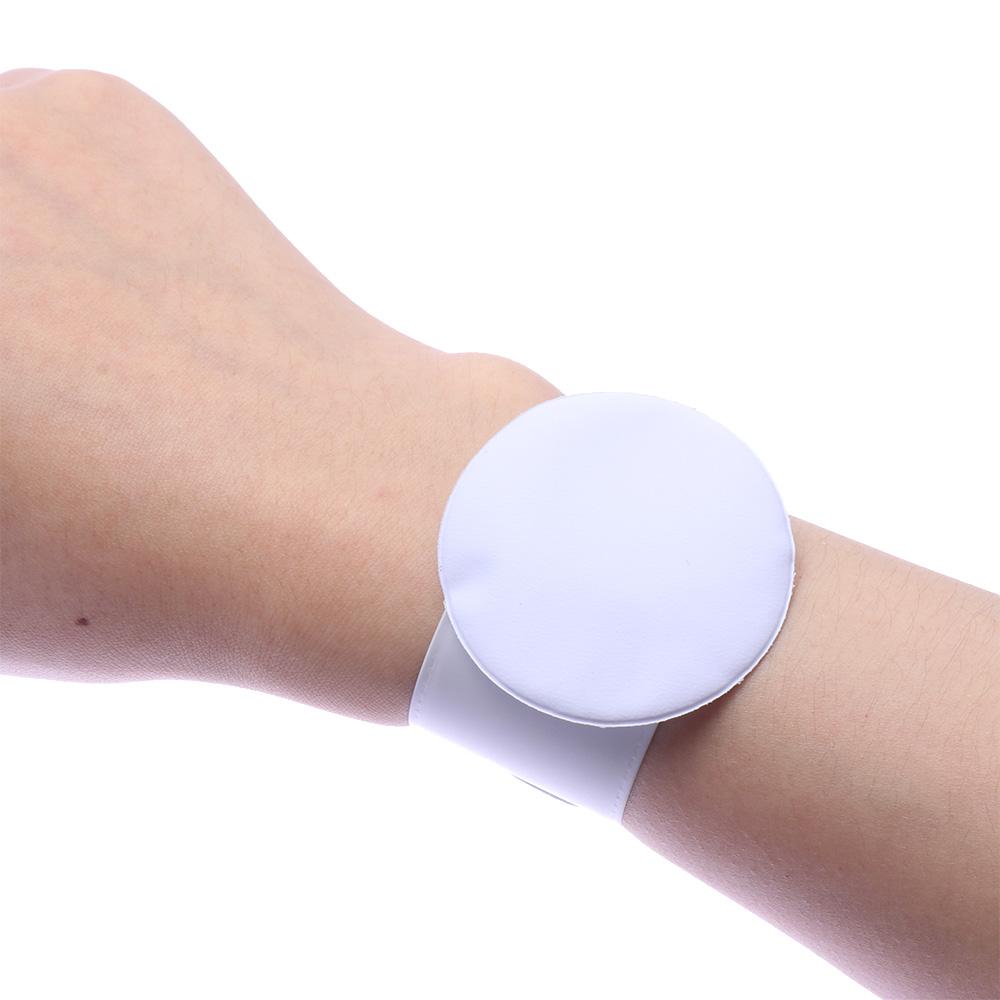 Valentine’s Day Christmas Halloween Blank Slap Bracelets Waterproof Wristbands Reusable Writable