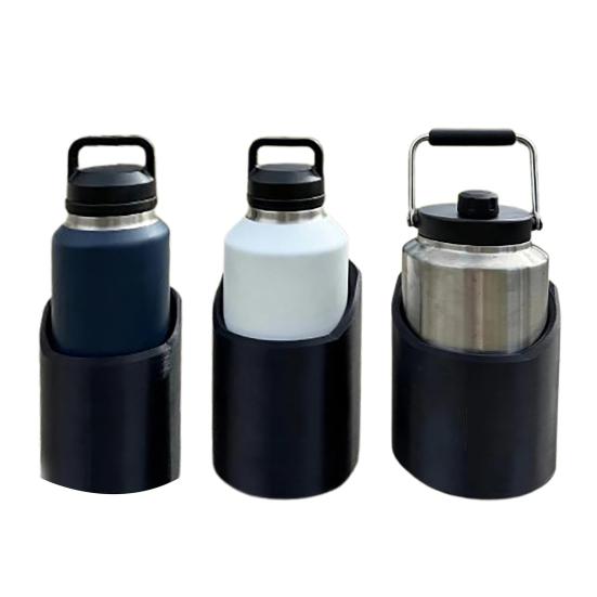 Магнитный держатель для бутылок, напечатанный на 3D-принтере, держатель для галлонов на 46, 50, 64 унции, переносная стойка для хранения бутылок с водой для гольф-кара, трактора, автобуса, газонокосилки