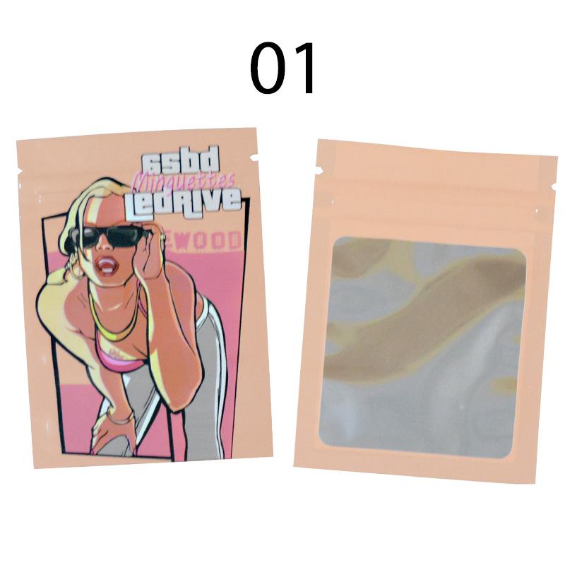 10 шт. самозапечатывающиеся пакеты, закрывающиеся маленькие конфеты, брелки, капсулы, упаковочные пакеты на молнии