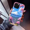 Японская вишня Гора Фудзи Чехол для телефона Для iPhone 17 Air 16 15 Pro Max 14 Plus 13 Mini 12 11 Чехол 7 8 SE Силиконовый Чехол Печать Фу