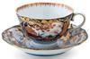 Чаша и тарелка для чая в стиле Римпа Ko-Imari S-3060