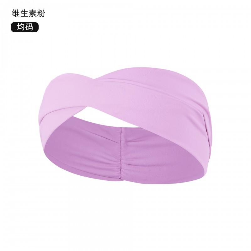 Moisture-Wicking Running Headband Women High-Elastic Sport Hair Band Yoga Gym Fitness Nylon Stretch Sweatband D26077