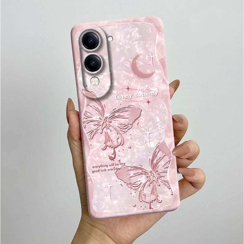 Для Vivo Y04 Y29s 2025 Чехол Эстетичный Роскошный Модный Милый Мягкий Силиконовый Чехол Ударопрочный Fundas Для Vivo Y29S 5G Y 04 Чехол для Телефона