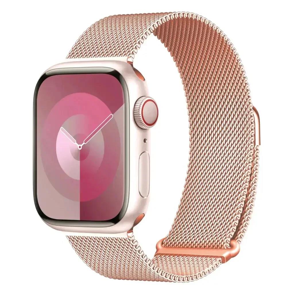 Миланская петля для ремешка Apple Watch Band 46 мм 45 мм 44 мм 40 мм 41 мм Браслет Pride iwatch Серии 12/11/10/9 8 7 SE3/Ultra 3 4 49 мм 3