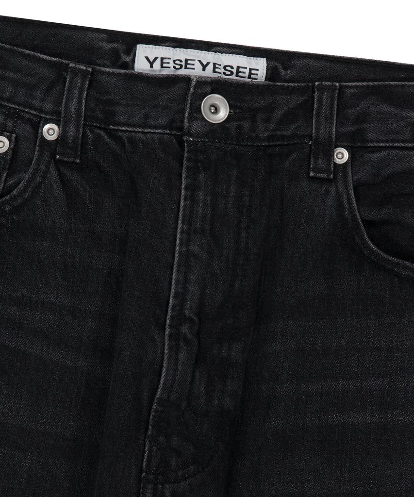 YESEYESEE Стандартные джинсы Черные