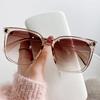 2022 Fashion Oversized Sunglasses Women Men Square Sunglasses Luxury Brand Design Vintage Pink Green Eyewear Sexy Female
